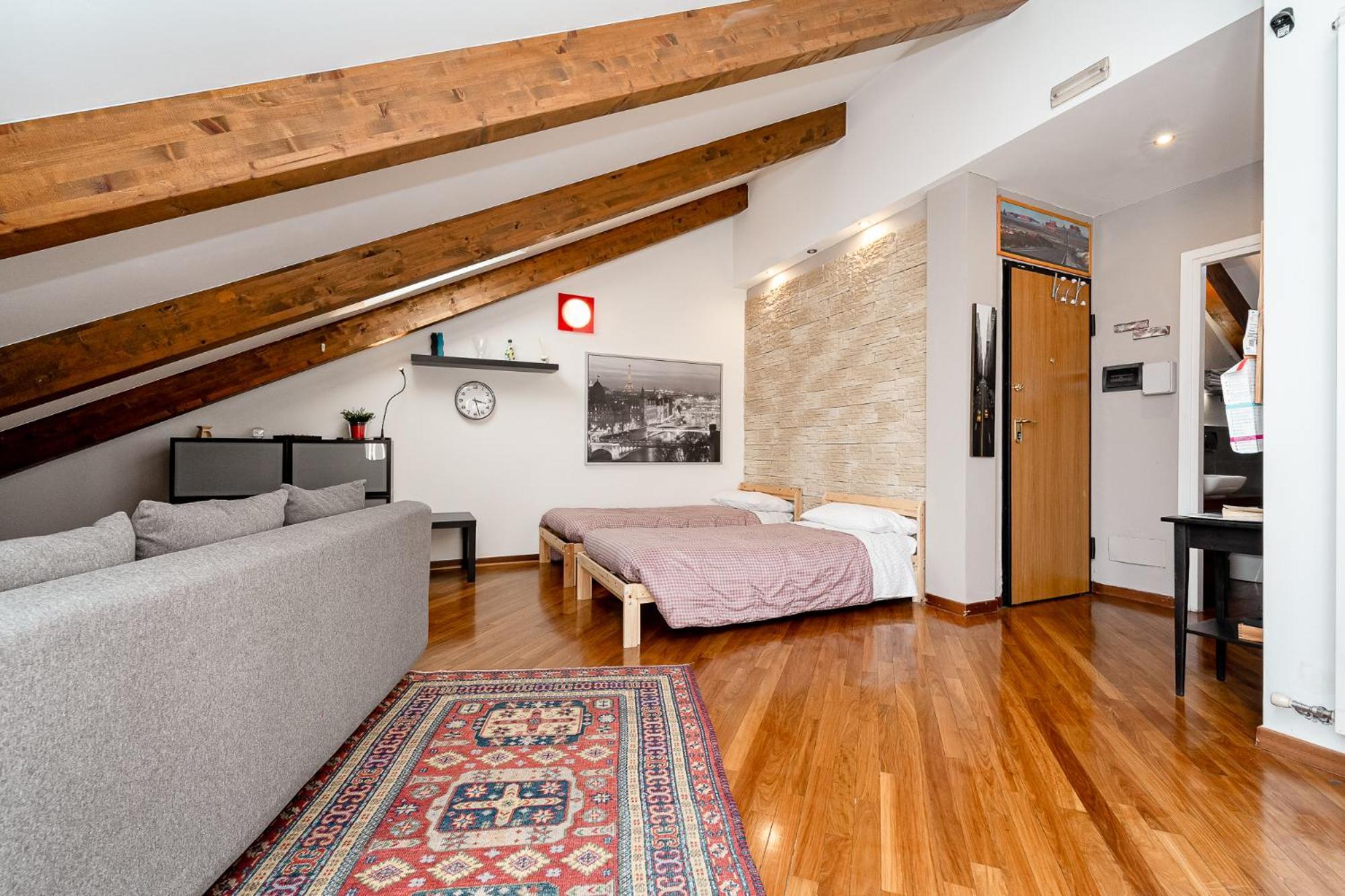 Ferienwohnung Stagabin La Mansarda Panoramica Un Rifugio Di Eleganza E Tranquillita Turin Exterior foto